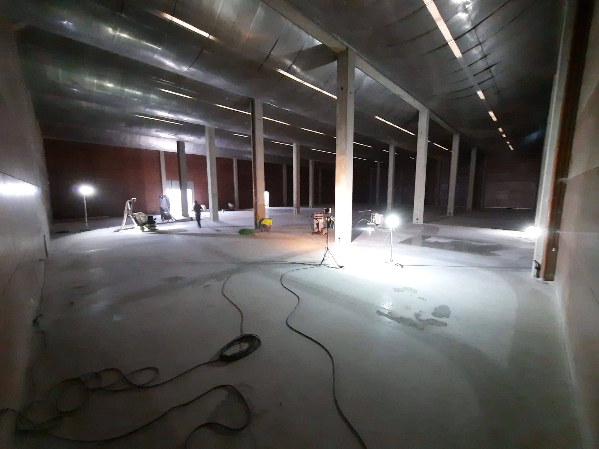 Pavimento industrial pulido único y vanguardista en Bodegas Habla